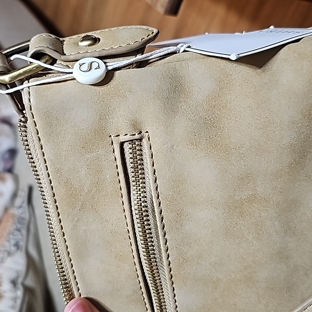 Shiraleah Festival boho mail studded fringe cross body sachem leather bag NWT - Picture 4 of 4